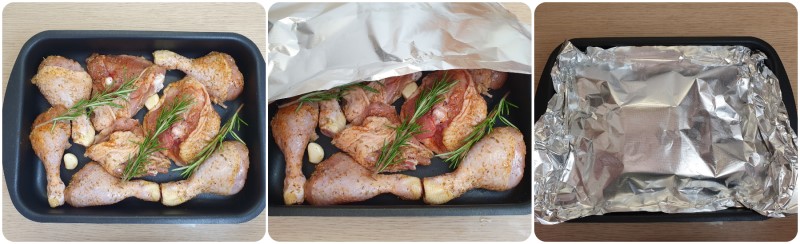 Come cucinare le cosce di pollo al forno