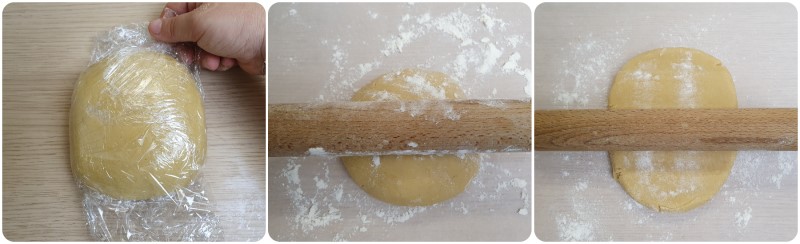 Stendere la frolla - Crostata alla crema ricetta