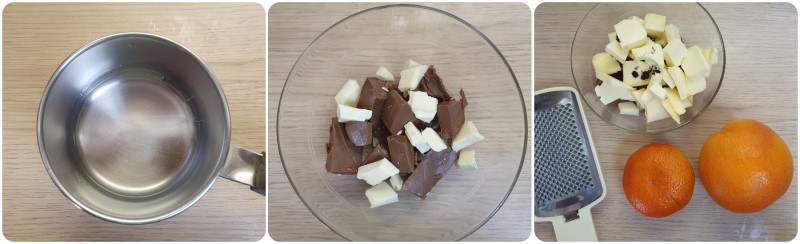 Amalgamare i cioccolato - Ricetta panettone al cioccolato