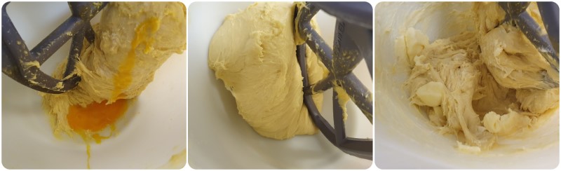 Unire il burro - Panettone pera e cioccolato ricetta