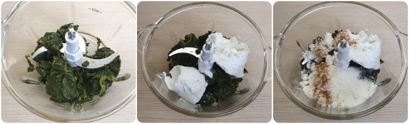 Frullare spinaci e ricotta - Ricetta Lasagne ricotta e spinaci