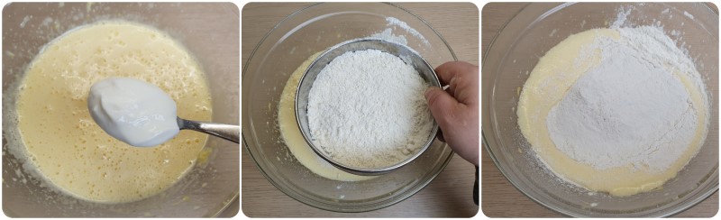 Unire yogurt e farina - Torta di mele rustica
