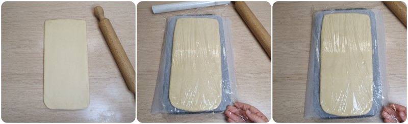 Creare un rettangolo di pasta