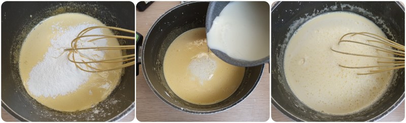 Unire farina e latte - Torta alla frutta ricetta