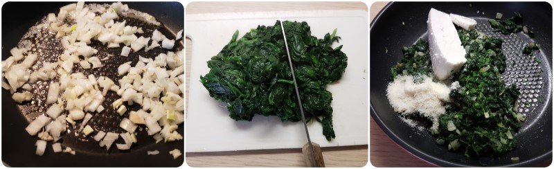 Come fare il ripieno degli Schlutzkrapfen - Ricetta mezzeluna ricotta e spinaci