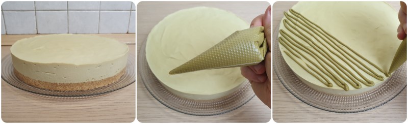 Decorazioni cheesecake al pistacchio