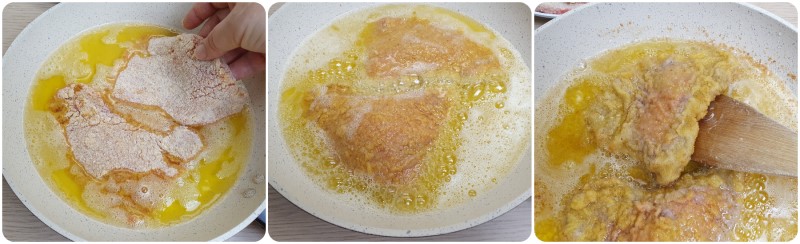 Cottura delle fettine impanate - Wienerschitzel ricetta