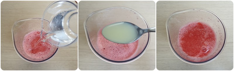 Unire acqua e succo di limone - anguria ricette