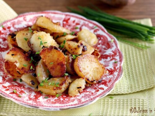 Patate arrosto in padella