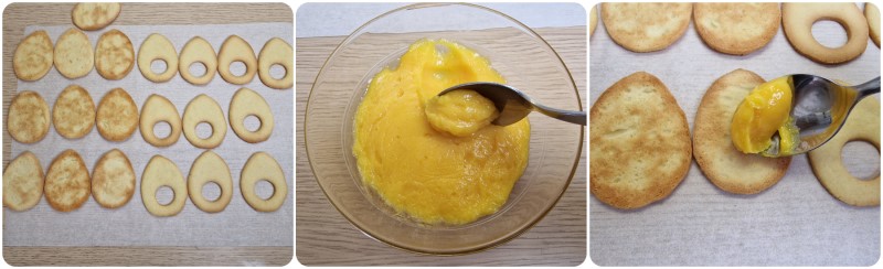 Farcitura dei biscotti uovo di pasqua