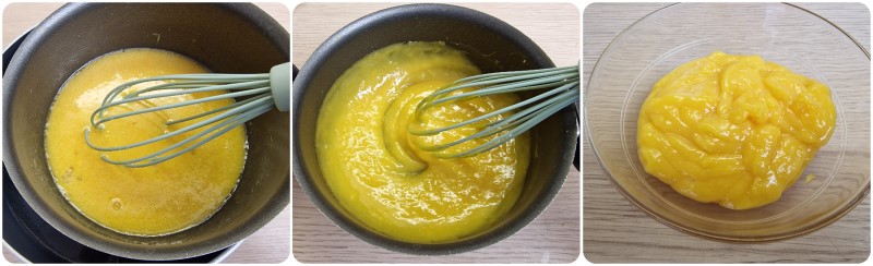 Crema al limone per i dolcetti di Pasqua pronta