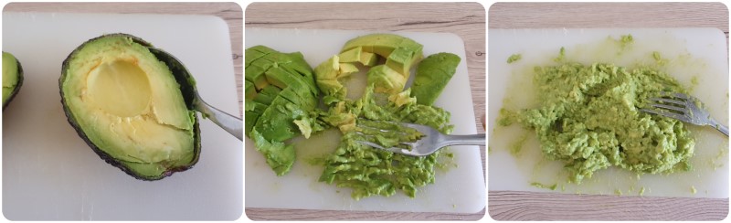 Ottenere la crema di avocado