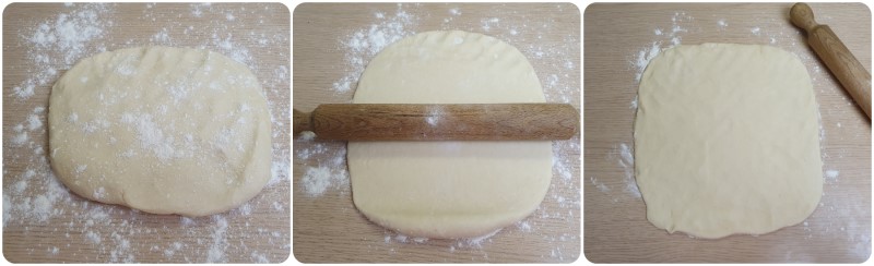 Stendere l'impasto - Pasta sfoglia fatta in casa