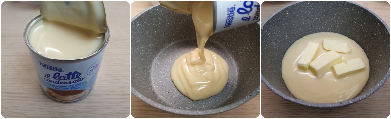 Amalgamare latte condensato e burro - Ricetta Beijinhos