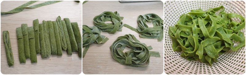 Tagliatelle agli spinaci pronte