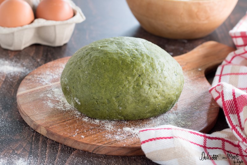 Pasta verde agli spinaci ricetta