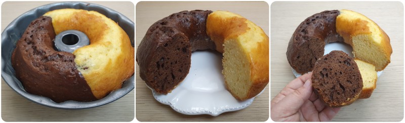 Ciambella bicolore bigusto pronta