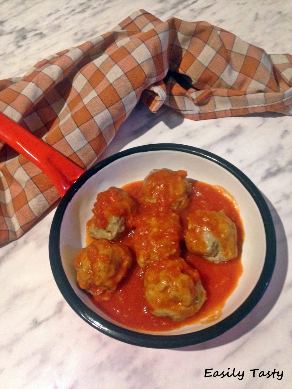 polpette di carne al sugo vegetale