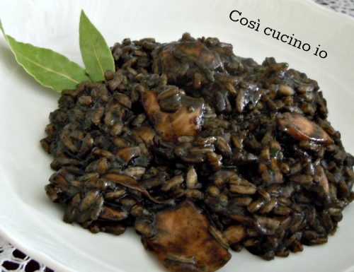 Risotto di seppie col nero, ricetta tradizionale veneziana