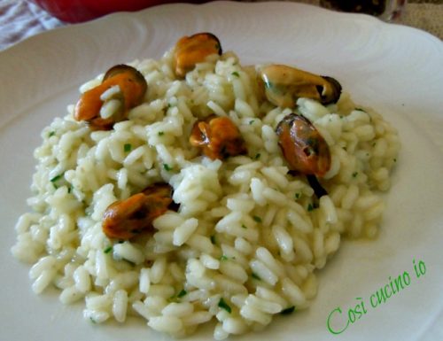 Risotto di cozze, ricetta primi piatti di pesce