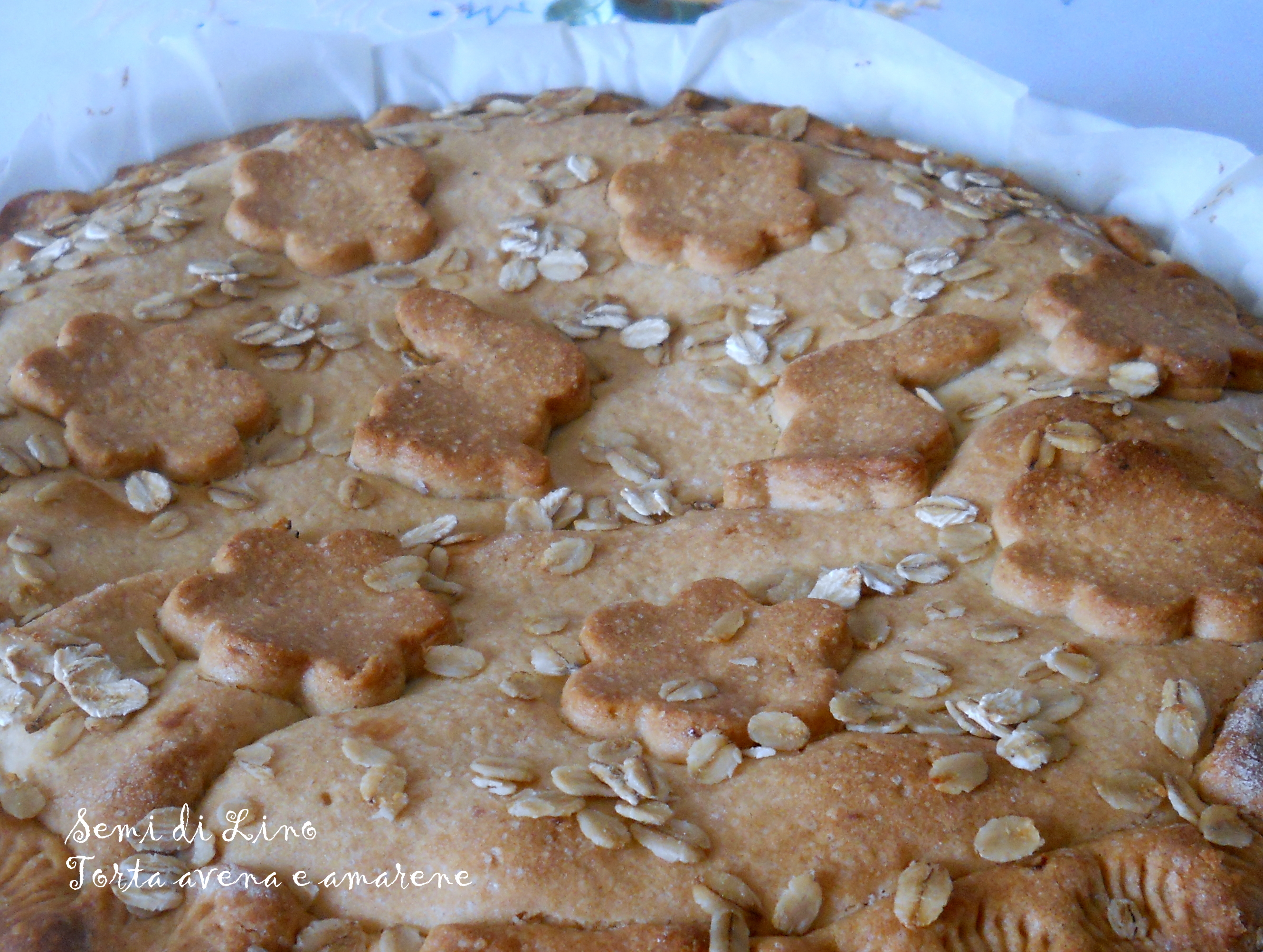 Crostata con crema pasticcera di avena e amarene – Ricetta per intolleranti