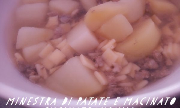 Minestra con patate e macinato