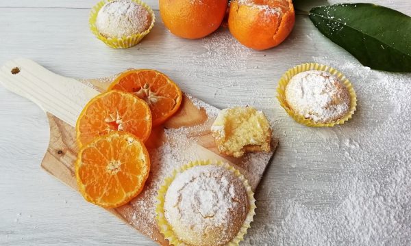 Muffin al mandarino senza uova