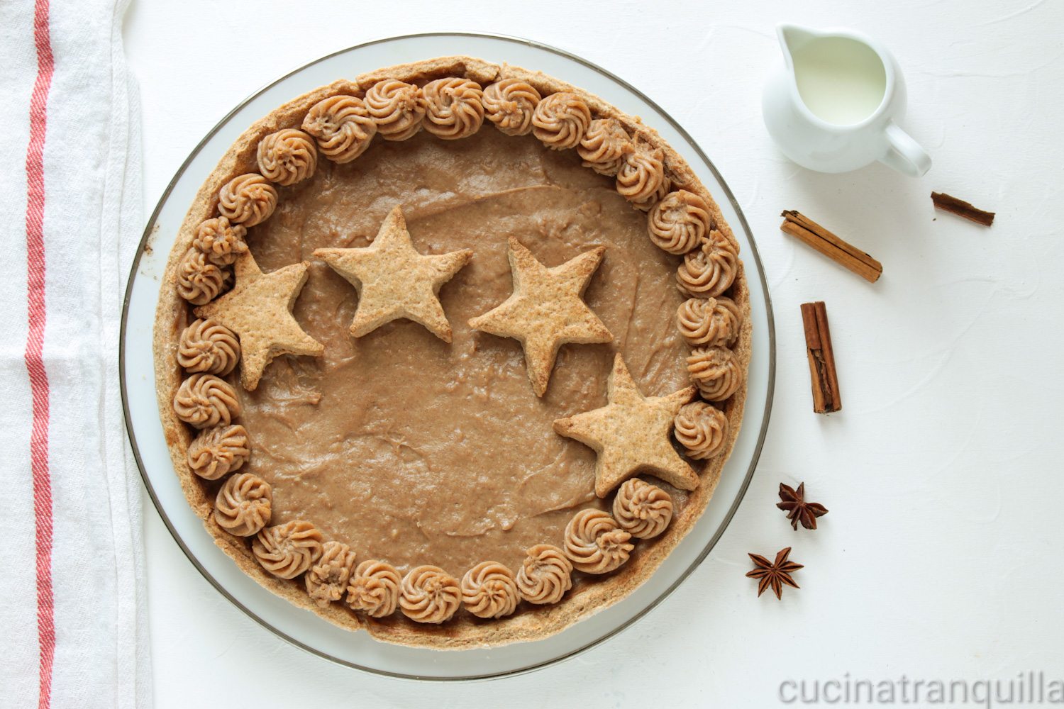 Butterscotch cinnamon pie