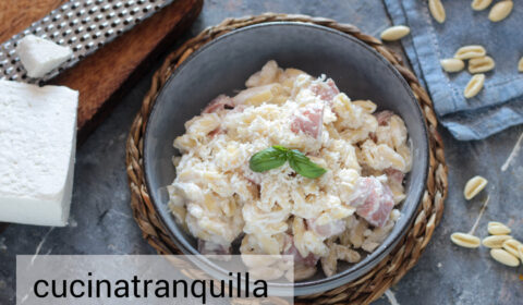Cavatelli ricotta e mortadella
