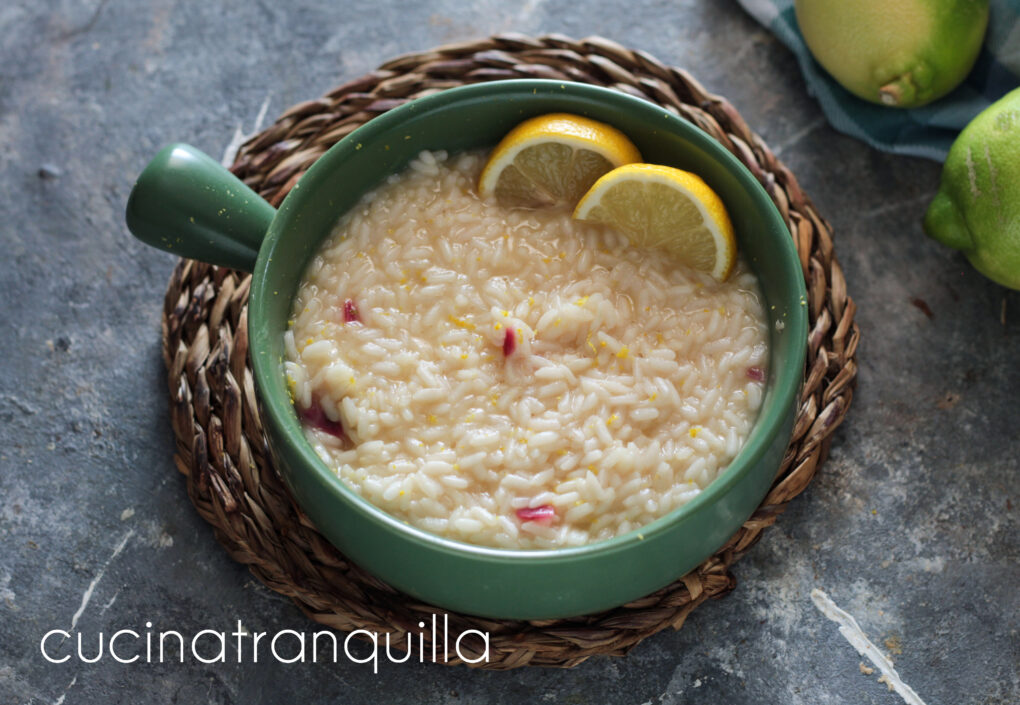 Risotto al limone