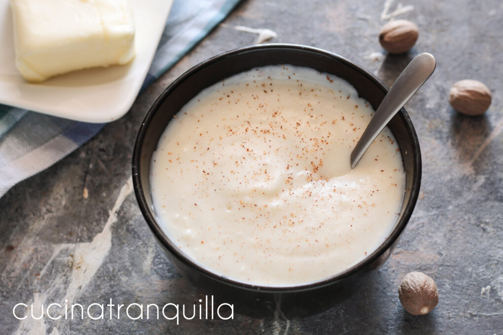 Besciamella senza lattosio