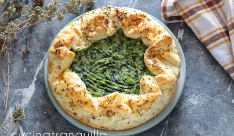 Torta rustica ai friarielli con ricotta