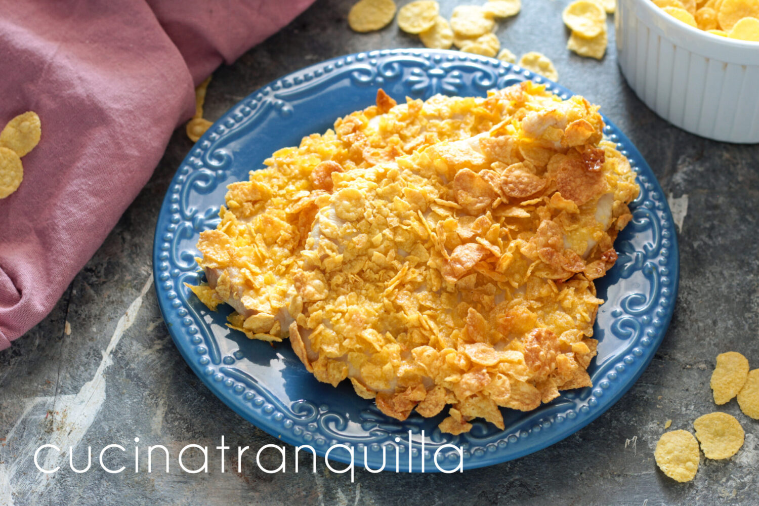 Cotolette di pollo croccanti ai cornflakes