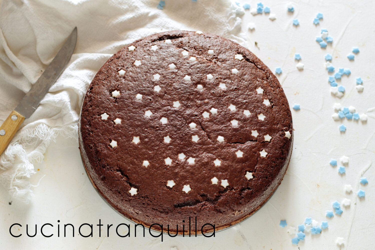 Torta senza lattosio al cacao