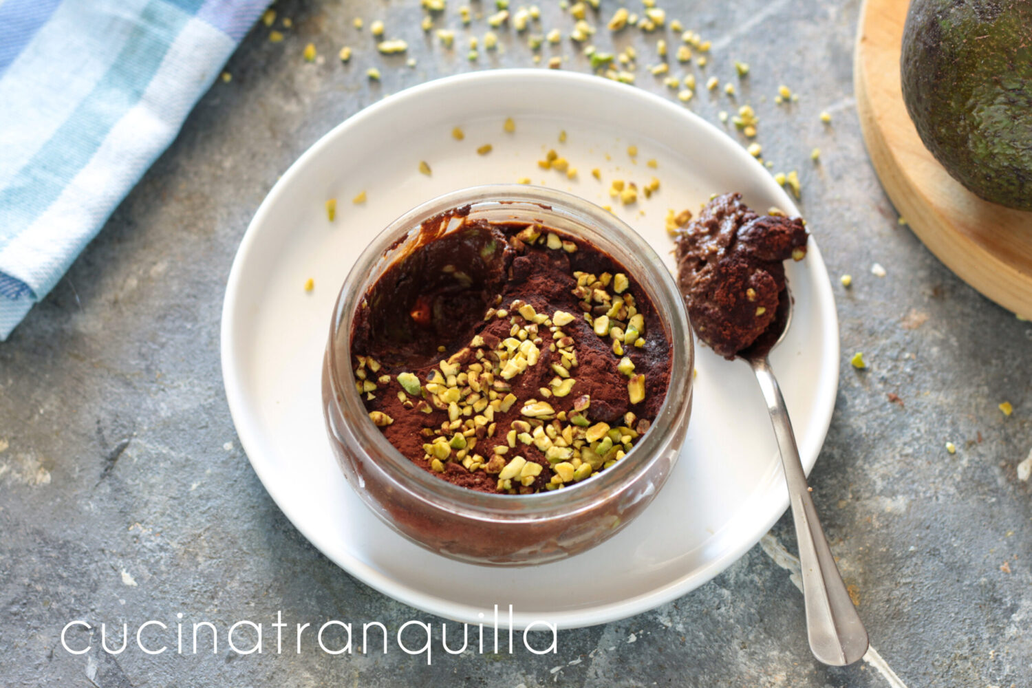 Mousse avocado e cioccolato