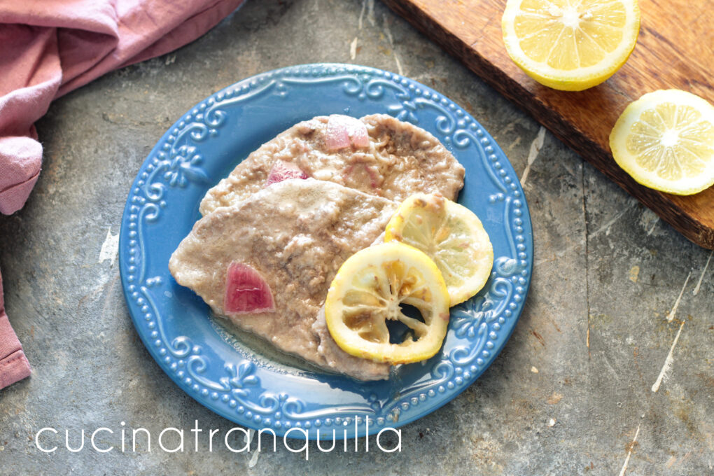 Scaloppine di vitello al limone