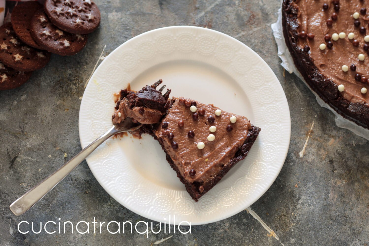 Torta fredda mascarpone e Nutella