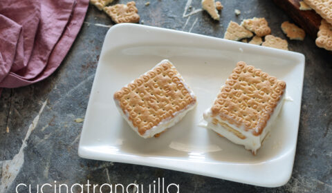 Biscotti gelato con mascarpone e latte di cocco ricetta speciale per Ferragosto