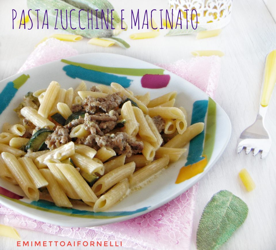 PASTA ZUCCHINE E MACINATO