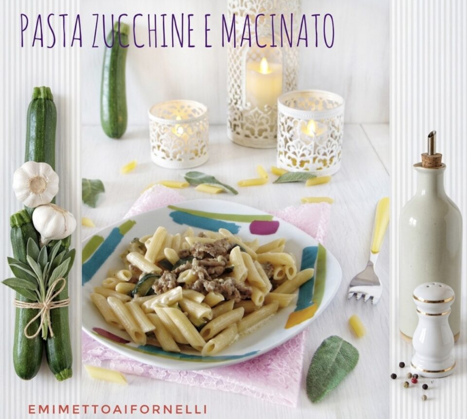 PASTA ZUCCHINE E MACINATO VELOCISSIMA