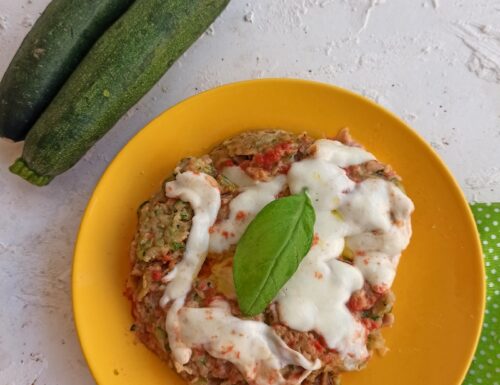 PIZZA DI ZUCCHINE IN PADELLA