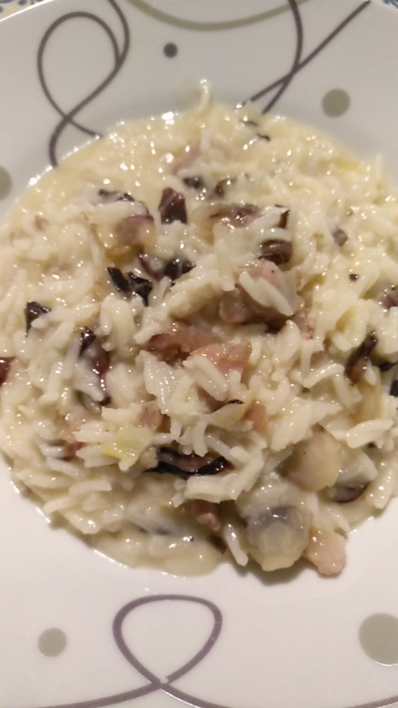 Risotto con radicchio, e salsiccia Blog di