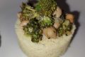 Tortino di couscous con broccoli e ceci