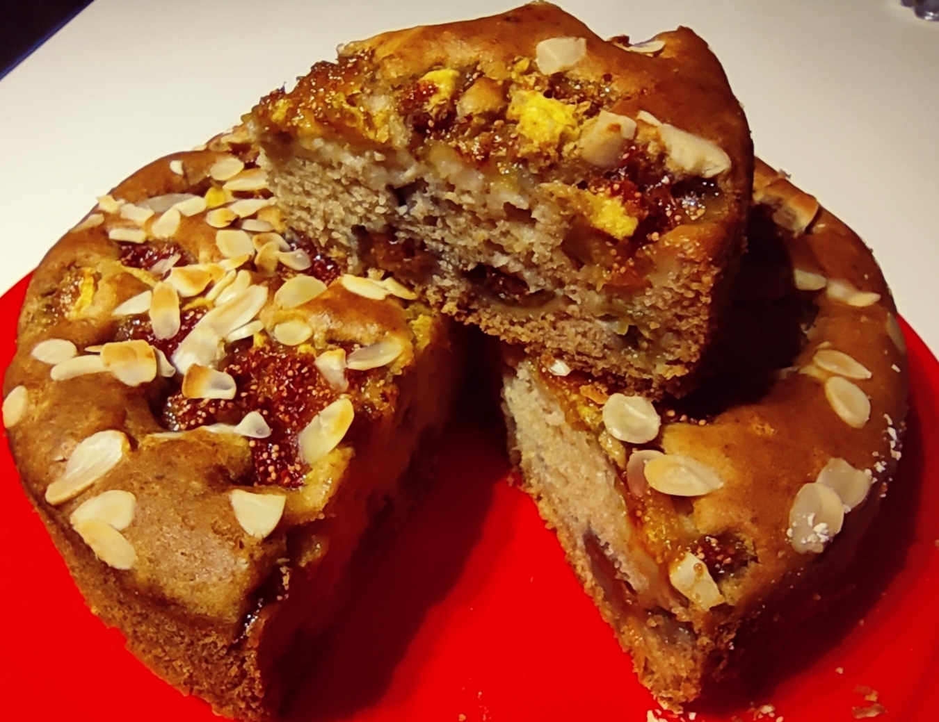 Torta di fichi vegana