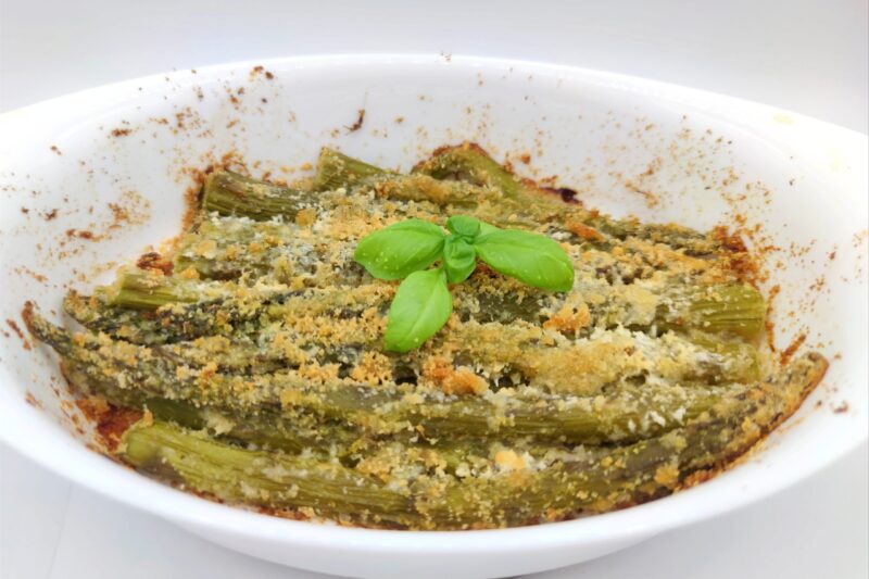Asparagi gratinati al formaggio