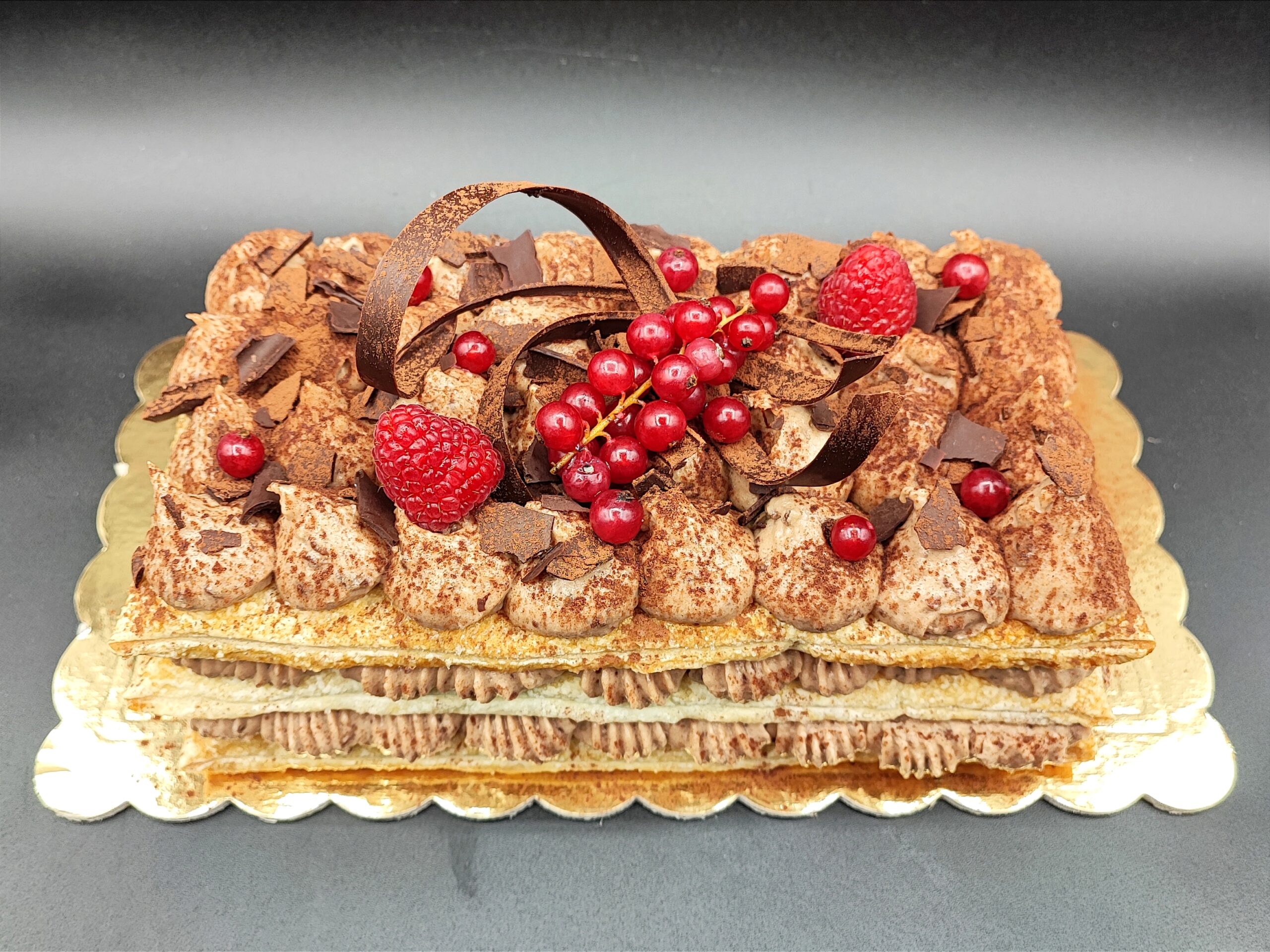 Millefoglie alla nocciola