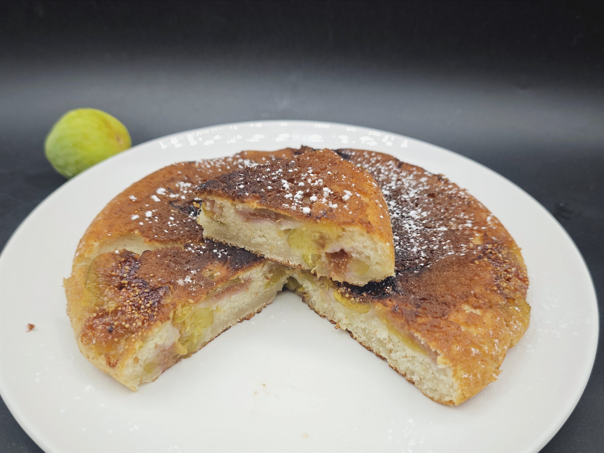 Torta di fichi in padella
