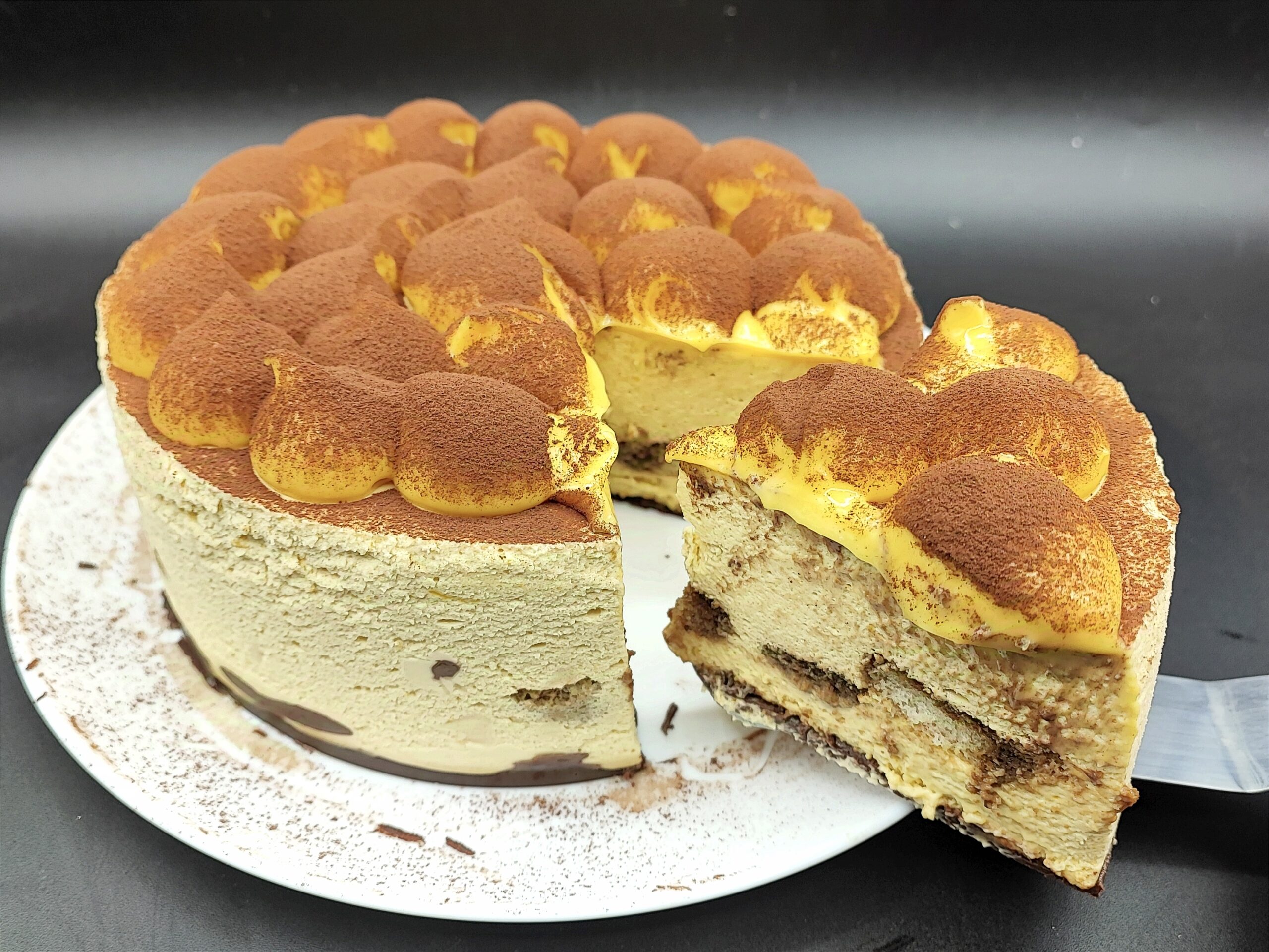 Torta tiramisù moderna