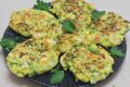 Frittelle zucchine e gamberi senza uova