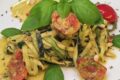 Spaghetti di zucchine al pesto📌ricetta estiva